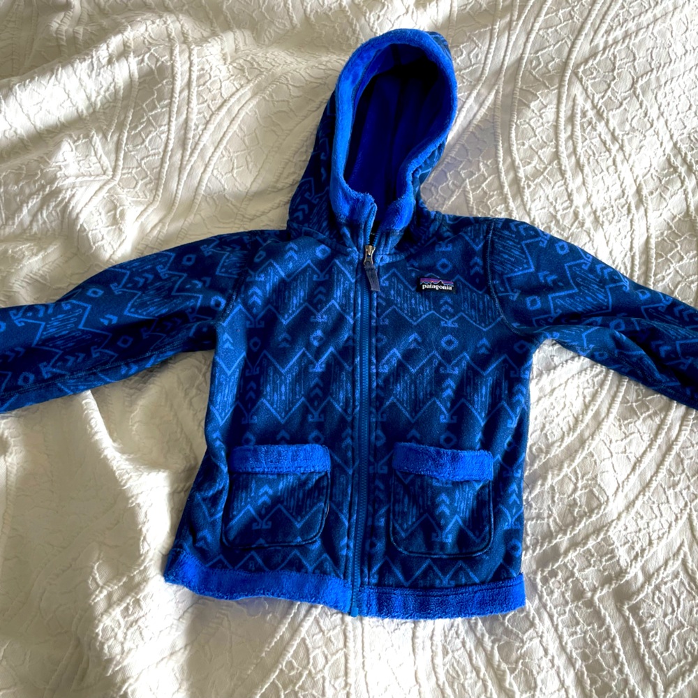 Patagonia Kids Blue Patterned Jacket